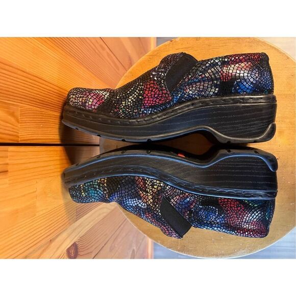 KLOGS Women's Leather Nursing Clogs Multicolor Size 7M - Picture 7 of 9